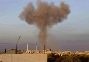 Türkiye- Suriye sınırında ağır bombardıman