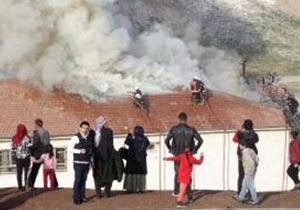 Şanlıurfa’da Okulda Korkutan Yangın