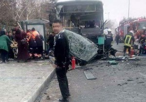 Kayseri Erciyes Üniversitesi Önünde Patlama