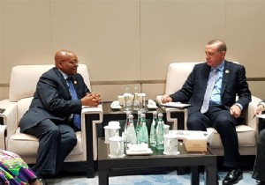 Cumhurbakan Erdoan, Zuma ile Grt