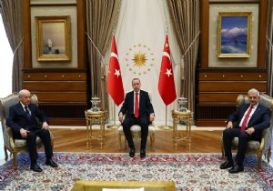 Bahçeli den Erdoğan a Tebrik Ziyareti
