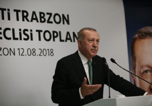 Erdoğan  Türkiye yi Dolarla Sınayanlara Cevabı Trabzon dan Verdi