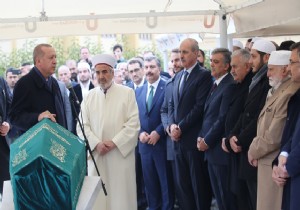 Cumhurbaşkanı Erdoğan, Abdullah Tivnikli’nin cenaze törenine katıldı