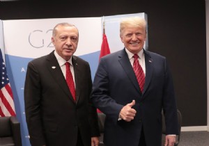 Cumhurbakan Erdoan, ABD Bakan Trump ile bir araya geldi