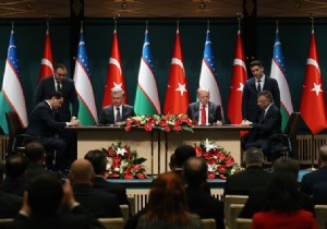 Erdoğan :“Özbekistan ile ticaret hacmimizi 5 milyar dolara çıkarmayı hedefliyoruz”
