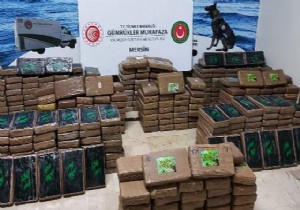 Mersin Limanın da  463 kilogram kokain ele geçirildi