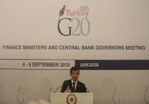 Davutoğlu G20 Zirvesinde Konuştu