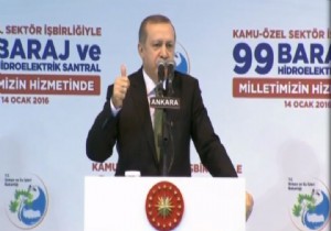 Cumhurbakan Erdoan 99 Baraj ve HES Alnda Konuuyor