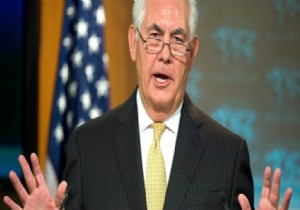 Tillerson: lk Bomba Dene Kadar zm Arayacaz