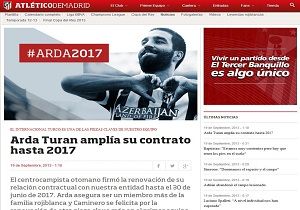 Atletico Madrid, Arda Turann Szlemesini Uzatt