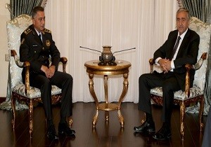 Cumhurbakan Aknc, Polis Genel Mdr Manavolu nu Kabul Etti