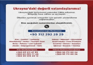 Trkiye  Ukranyada ki Vatandalarmz Yanlz Hissettirmiyor