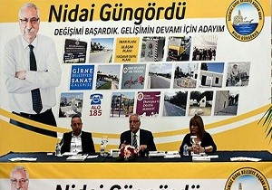 Girne Belediye Bakan Gngrd craatlarn Anlatt