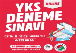 Üniversite adaylarına bir online deneme sınavı da Kepez Belediyesi nden