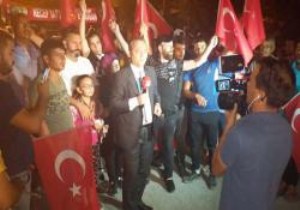 Erdoan ve AK Parti Sevinci Lefkoa da Sokaklara Tat
