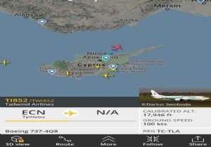 Antalya dan Ercan a İnen Uçak İran a Hareket Etti.