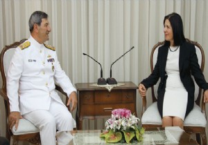 Meclis Başkanı Siber, Oramiral Kösele yi Kabul Etti