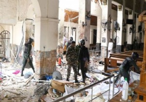 Sri Lanka da kilise ve otelleri hedef alan sekiz patlamada en az 207 kişi hayatını kaybetti,