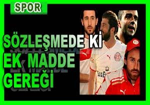 MP Antalyaspor da 4 Futbolcu Serbest Kalacak