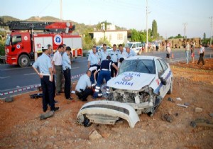 Antalya da Trafik Kazas: 1 Polis ehit, 1 Polis Ar Yaral