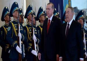 Cumhurbakan Erdoan Kazakistan da