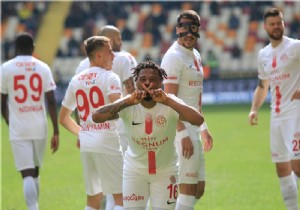 Antalyaspor Malatya Deplasmanndan 3 Altn Puanla Dnd