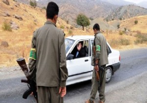 PKK Lice de Yol Kesti Adam Kaçırdı