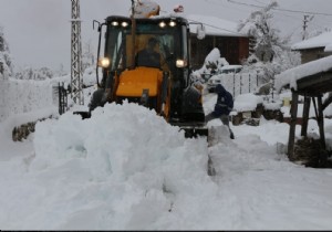 Antalya nın İlçelerinde Karla Mücadele