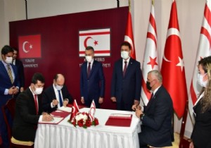Trkiye,KKTC  ile 4 anlama imzaland