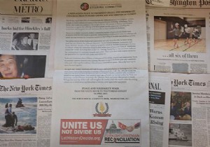 Trklerden Washington Post a Tam Sayfa lan
