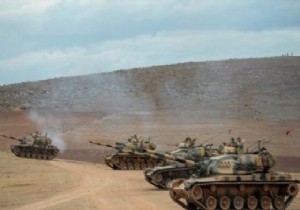Trk Ordusu YPG Mevzilerini Top Ateine Tuttu