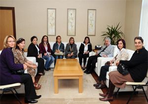 CHP Kadn Kollarndan Akaydna Ziyaret