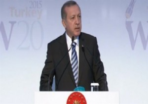 Erdoan, W20 Zirvesi Alnda Konuuyor