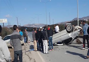 Lefkoa Girne Anayolu nda Korkutan Kaza