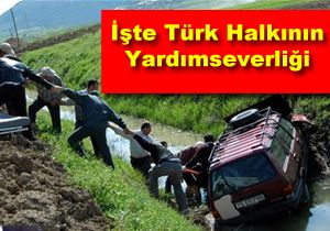 Kanala Den Otomobilden Yaraly Byle kardlar 