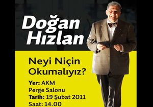 Doan Hzlan AKMde Okurlar le Buluuyor