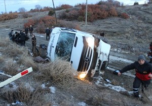 arampole Devrilen renci Servisinde Can Pazar