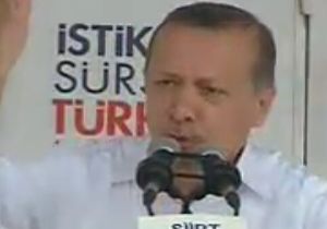 Babakan Erdoan Siirt Mitinginde Konuuyor...
