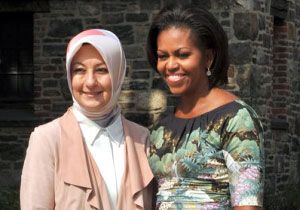 Hayrnnisa Gl, Michelle Obama nn Davetinde