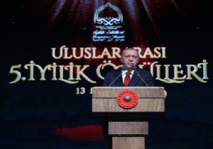 Erdoan :Trkiye, iyiliin sesi olmutur