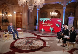 Cumhurbakan Erdoan TRT Ortak Yaynnda Gncel Gelimeleri Deerlendirdi