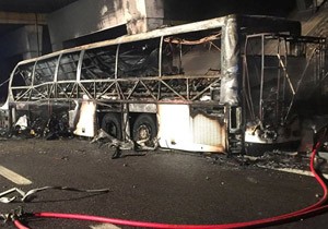 talya da Kuzeyinde Otobs Kazas 17 l