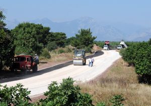 Kepezden Kylere Yol Hizmeti