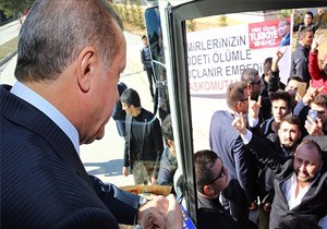 Cumhurbakan Erdoan  Kastamonu da Bozkurt Selamyla Karladlar