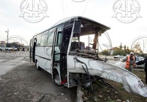 Personel Tayan Servis Kaza Yapt