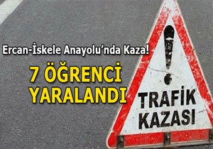 Ercan-skele Yolu zerinde Minibsn Devrilmesi Sonucu 7 renci Yaraland.