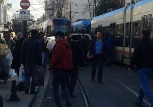 Beyaztta Tramvay Kazas!