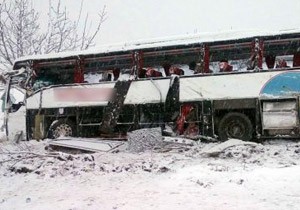 Sinop ta Yolcu Otobs Uuruma Yuvarland