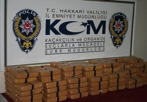 Hakkari de 90 Kilo Esrar Ele Geirildi