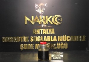 Antalya Narkotik Polisi Operasyonda Bir ilki Gerekletirdi